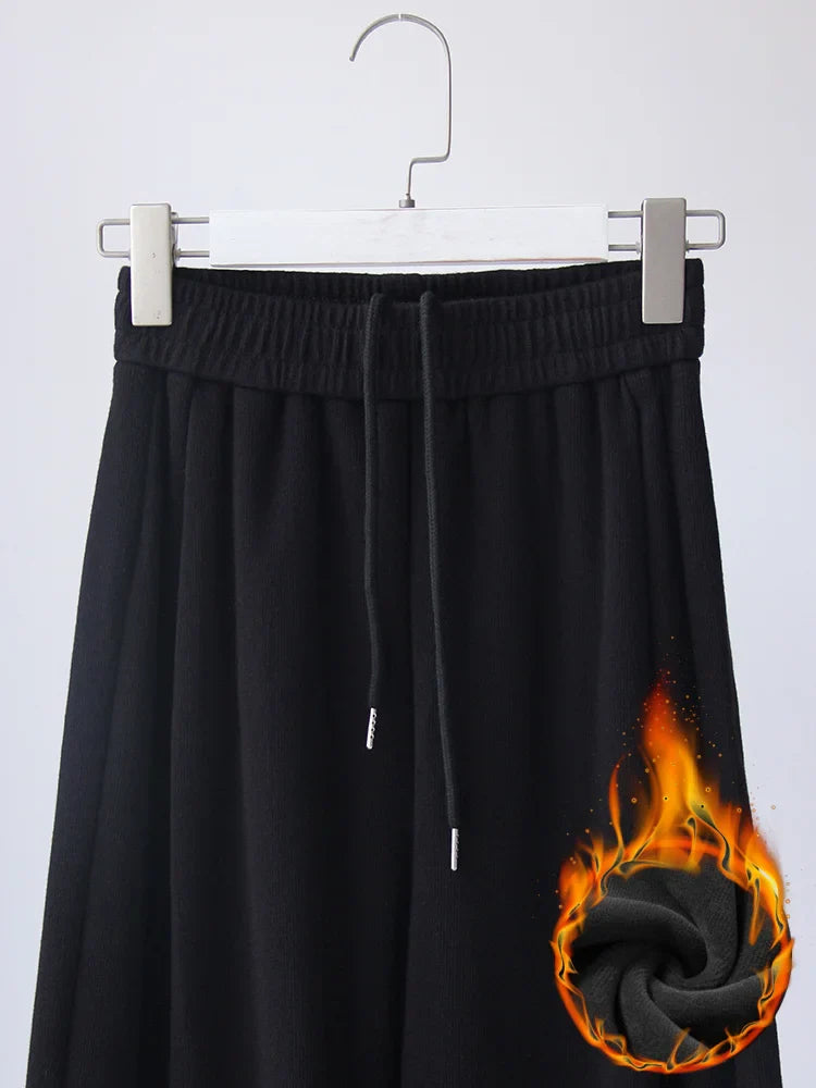 Summer Straight Leg Sweatpants For Women High Waist Jogger Wide Leg Trousers Women's Sports Pants White Sweatpants Wtpants Women