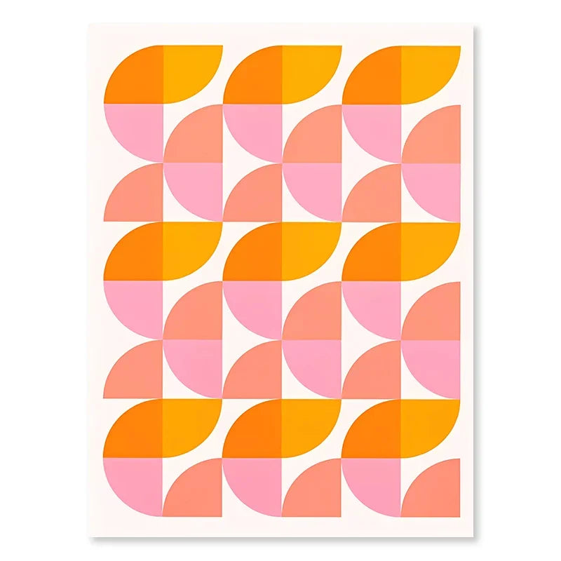 Pink Strawberry Lemon Card Cocktails Drink Posters Retro Canvas Painting