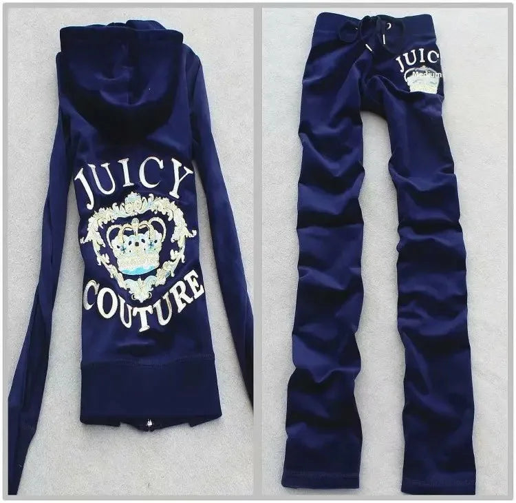 Slimming Casual Velvet Two-Piece Set Yoga Wear