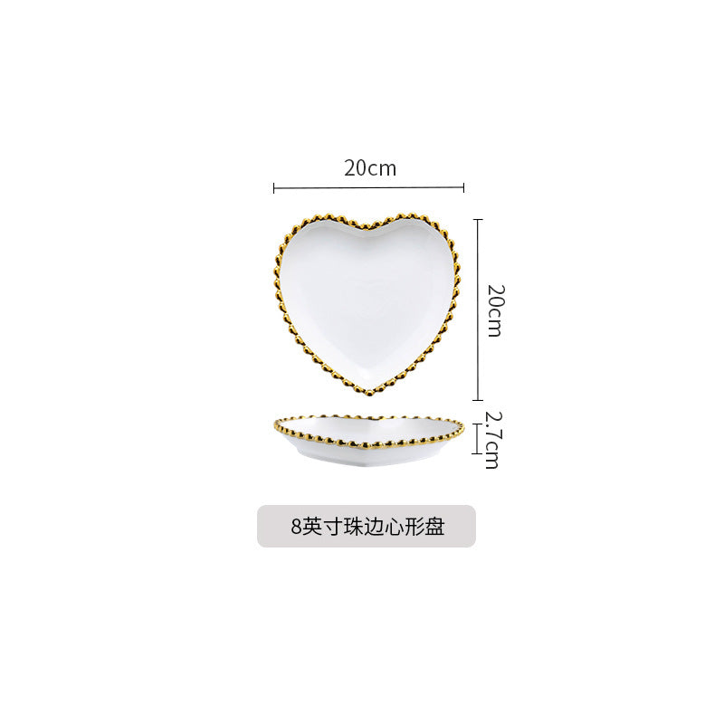 Luxury Love Plate Ceramic Plate