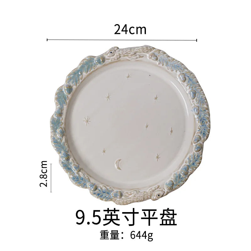 High End Vintage Ceramic Plate