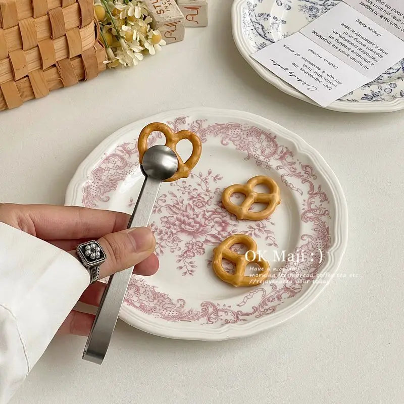 French Flat High-grade Saucer Ceramic Plate