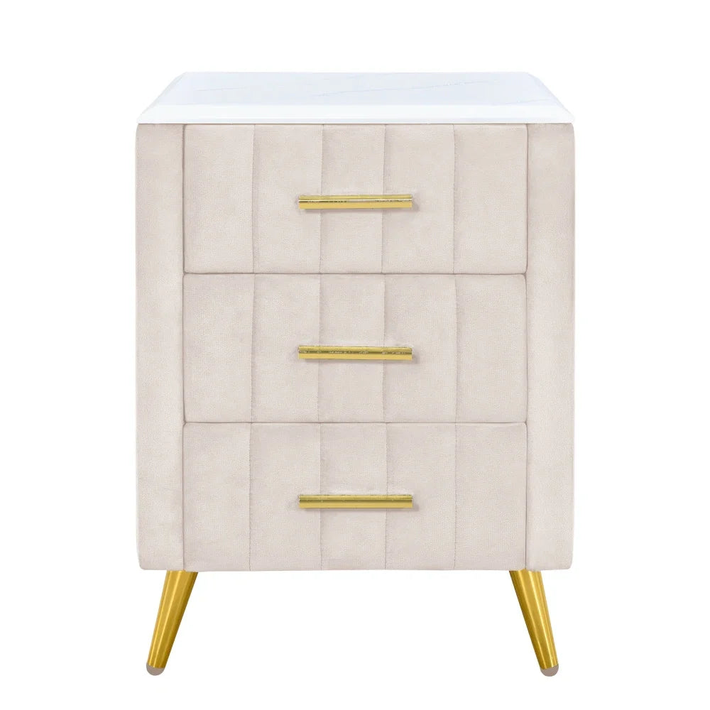 Pink 2 Pieces Bedroom Sets Queen Size Upholstered Bed Frame, Modern Corduroy Storage Ottoman