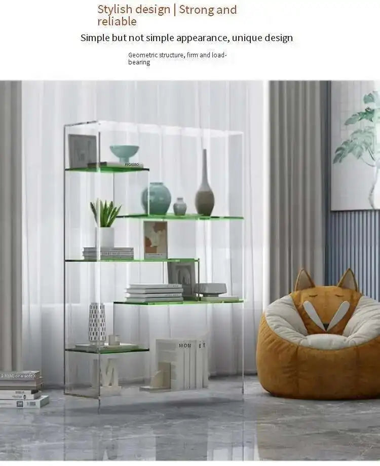 Multifunctional Bookcase Storage Shelves Modern Bookshelf Book Rack