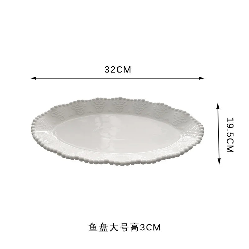 Ceramic Pearl Plate