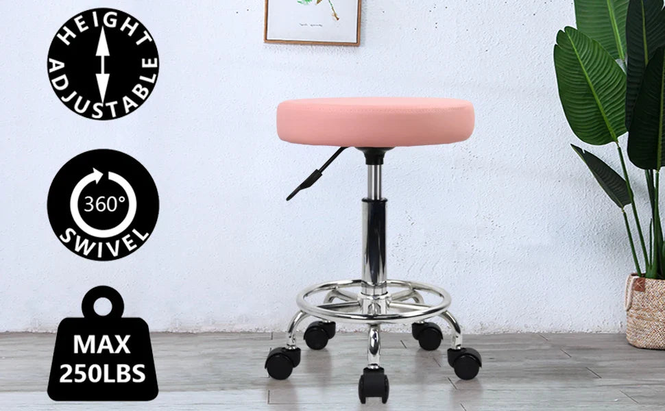 Foot Rest Swivel Height Adjustment Stools