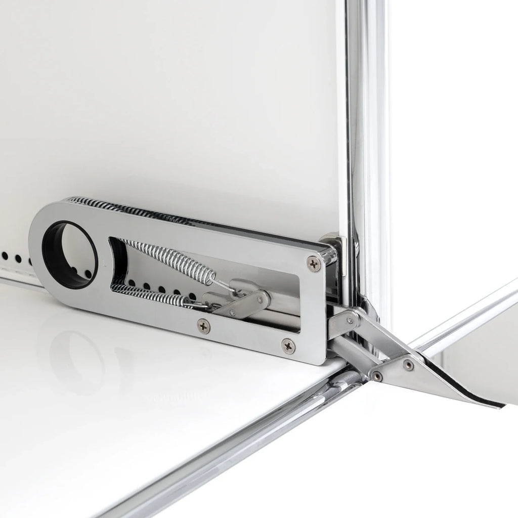 Modular Combination Storage Cabinet Middle Multi-function Haller Stainless Steel Structure with Door Furniture