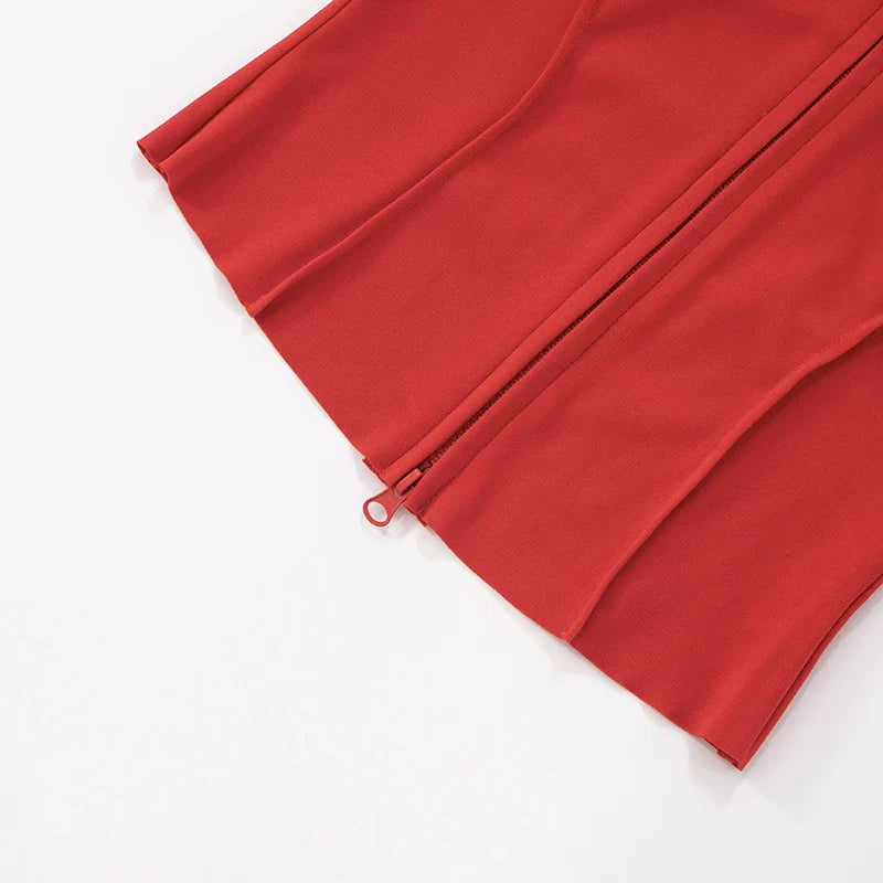 Casual Women 2 Piece Set Stretch Double Zip Tank Tops+Shorts Matching Patchwork Simple Basic Streetwear