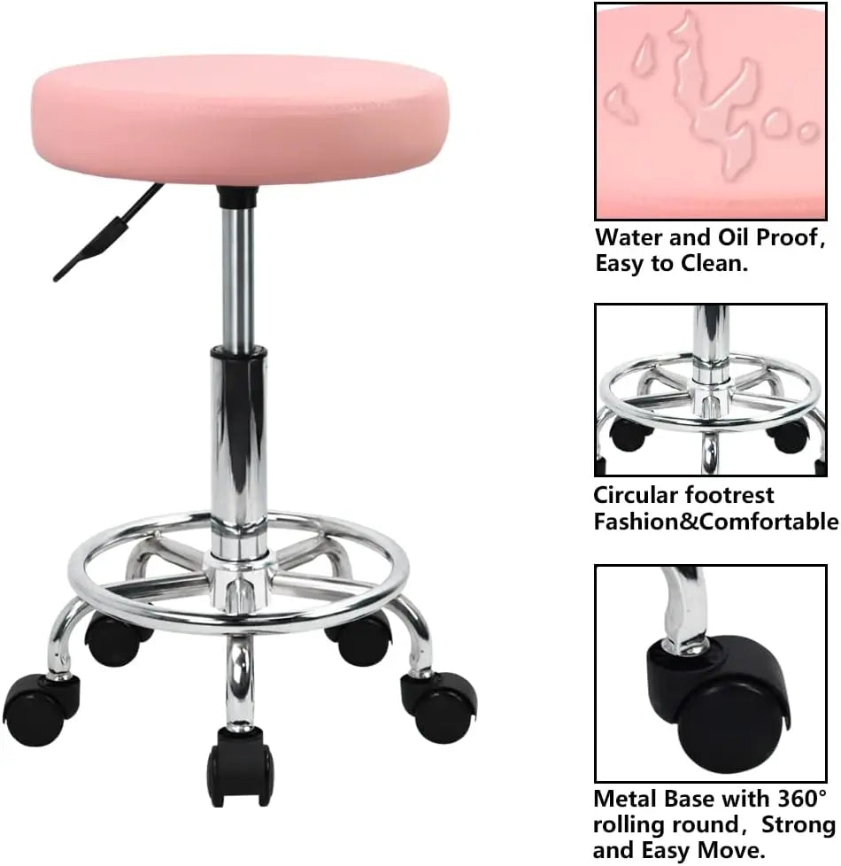Foot Rest Swivel Height Adjustment Stools