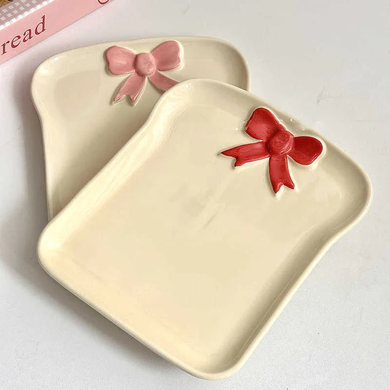Bow Ceramic Plate