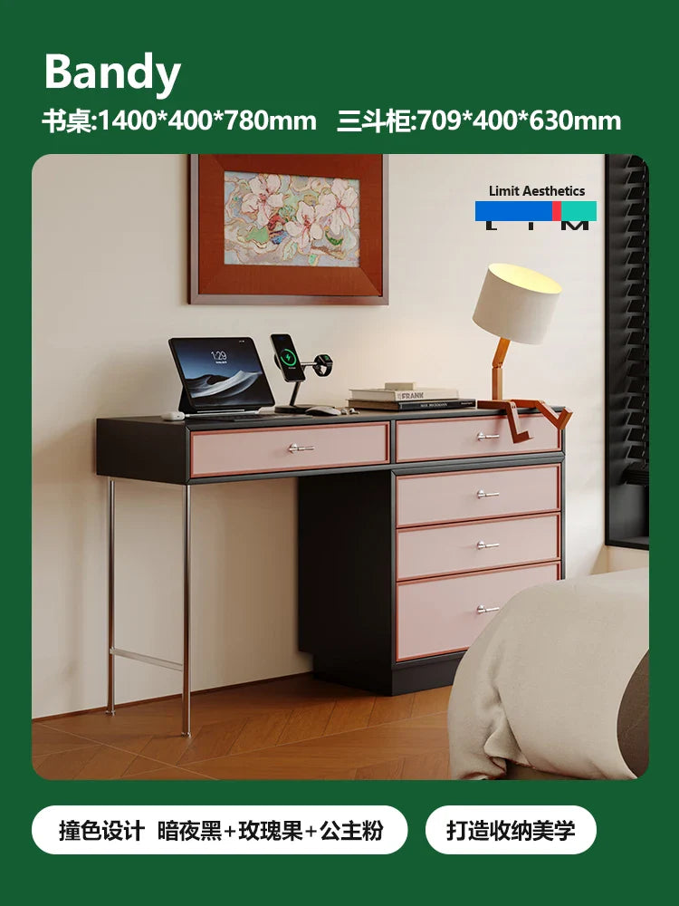 Vanity Bedroom Table Cosmetics Garden Desk Storage Dressing Table Chair Jewelry Living Room Home Furniture