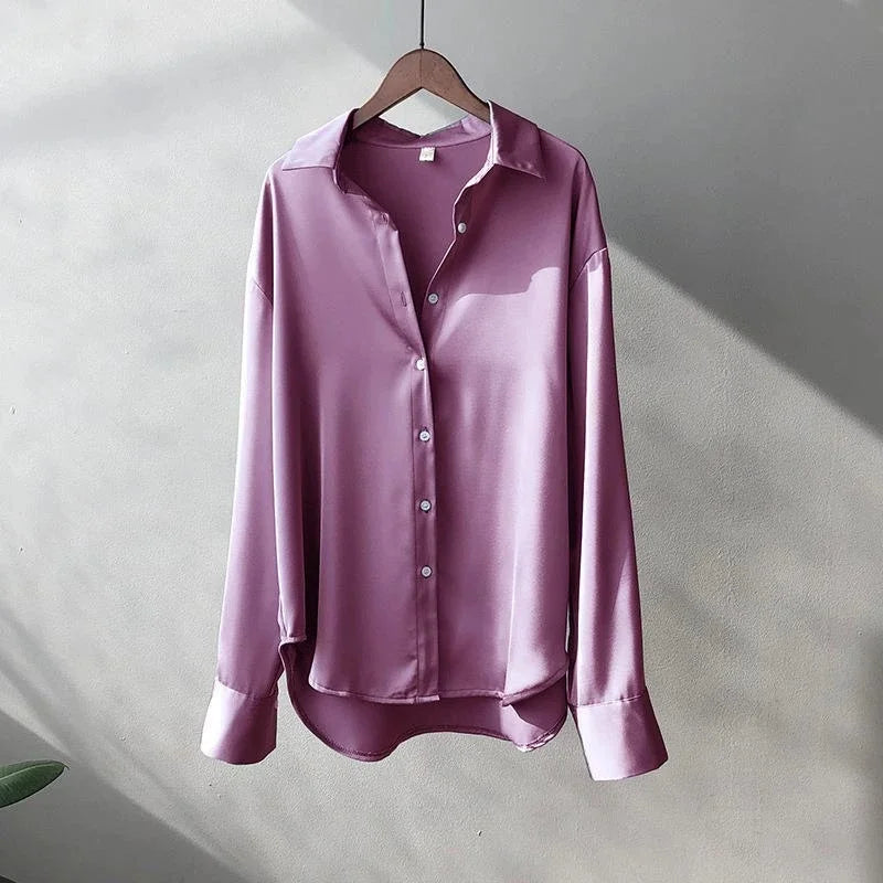 Spring Shirt And Elegance Blouses New Sweater Cardigans Woman Top Knitted Korean Long Sleeve Lapel Button