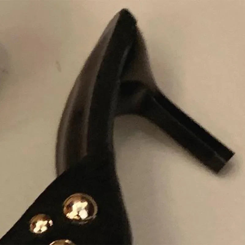 Luxury Brand Wear Elegant Versatile Women's High Heel Sandals Stiletto Slippers