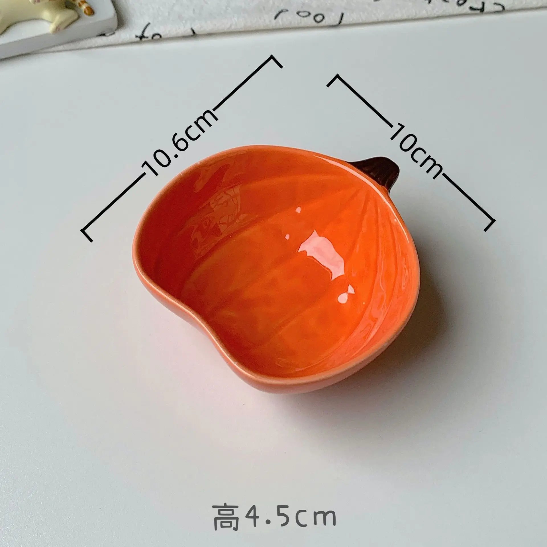 Cute Fruit Plate Household Underglaze Small Condiment Dish Ceramic Plate