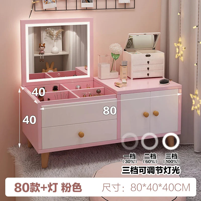 Pink Bedroom Dresser Storage Drawers Led Mirror Bedroom Dressers Wide Modern Nightstand Wardrobe Dresser