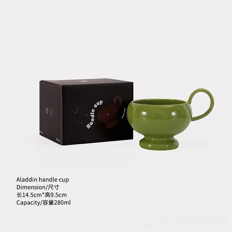 French Retro Ceramic Mug