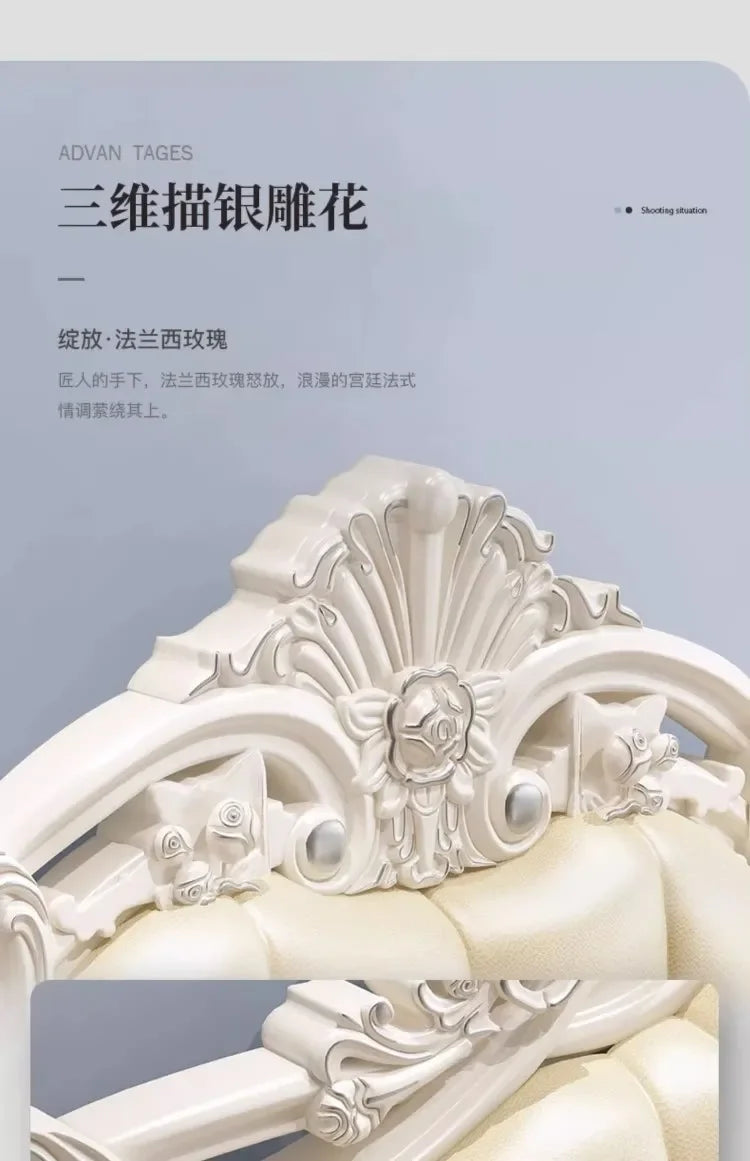 Luxury Frame Double Bed Furniture Sets