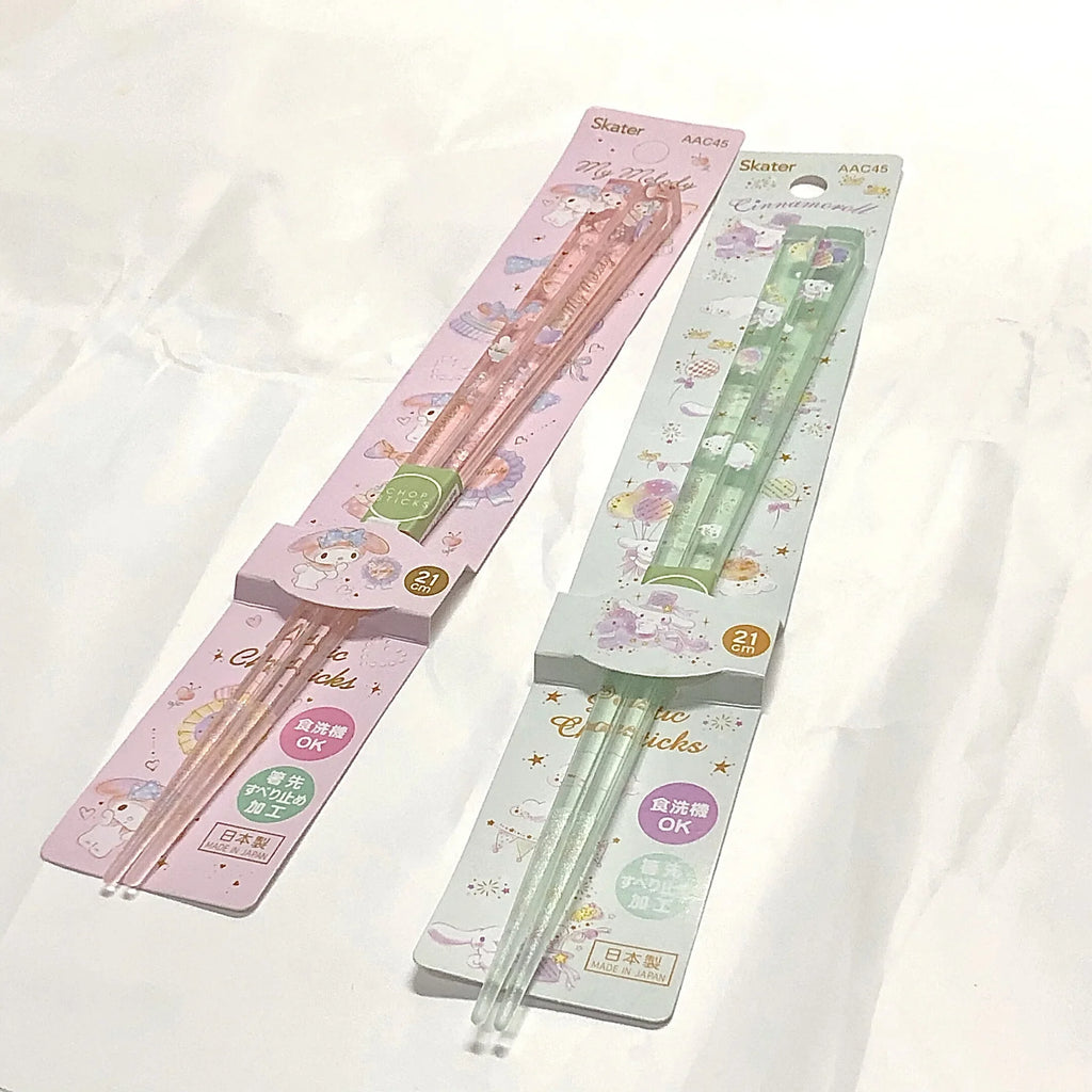Sanrio Chopsticks Cinnamoroll My Melody Beautiful Acrylic Mold Proof Easy Carry and Can Be Sterilized At High Temperatures Gifts