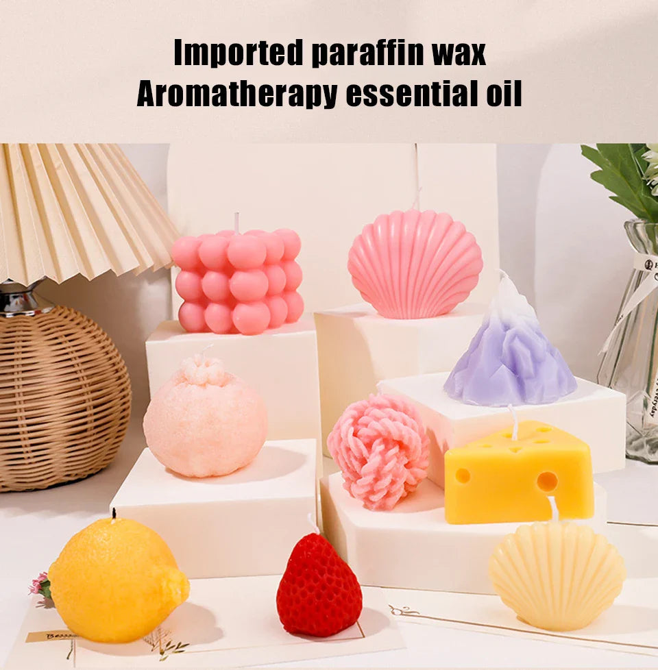 Smokeless Aesthetic Candle Scented Candles Decoration