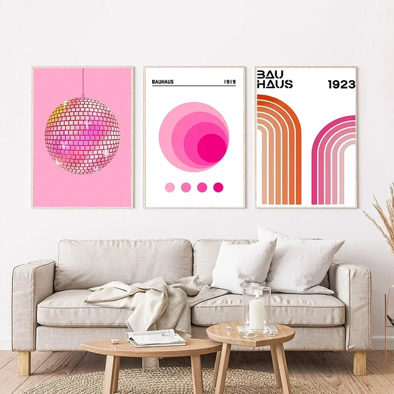 Matisse Bauhaus Angel Number Picasso Flower Wall Art Pink Tiger Poster Picture Modern Living Room Interior Decor