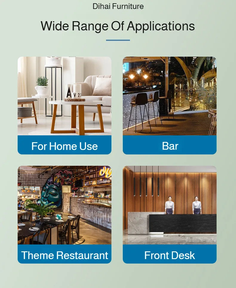 Home Dining Chair Front Desk Footstool Adjustable Lift Backrest Chair with High Stool