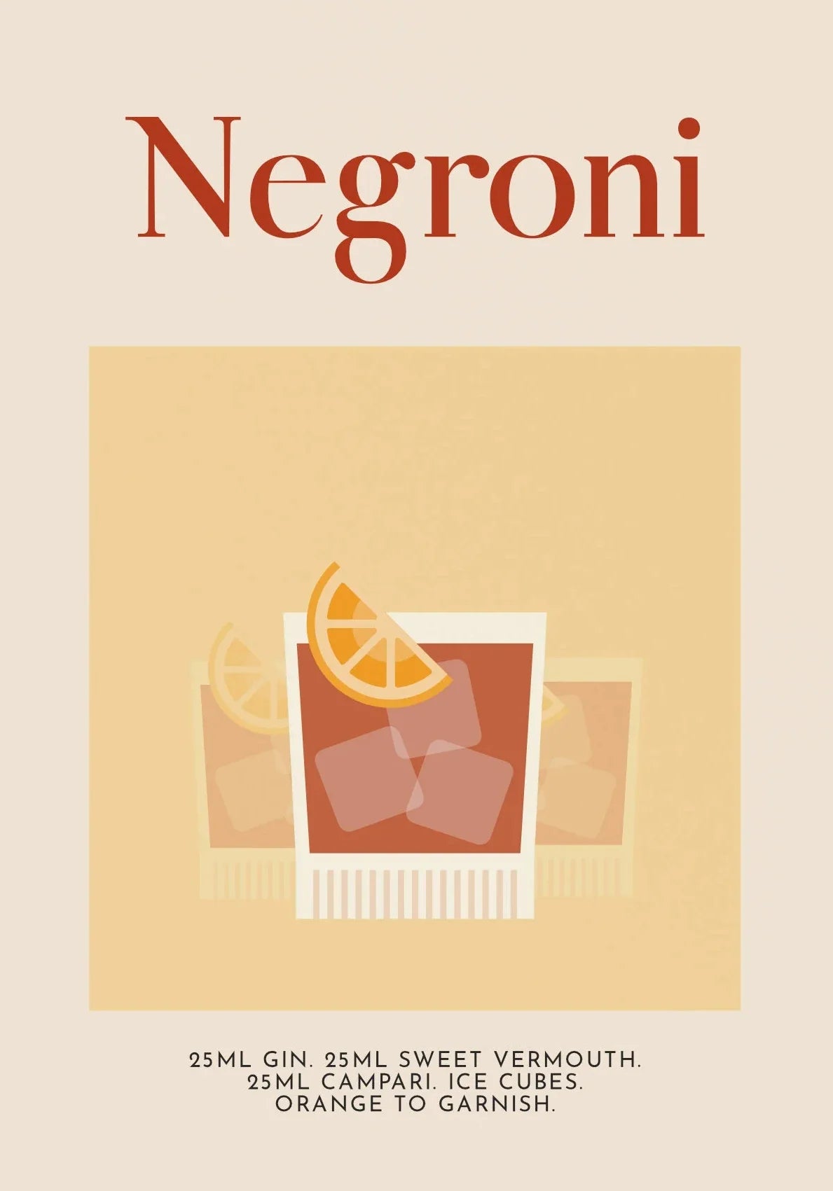 Retro Cocktail Alcohol Drink Poster Aperol Spritz Espresso Martini Canvas Printing Wall Art Vintage Bar Recipe Kitchen Decor