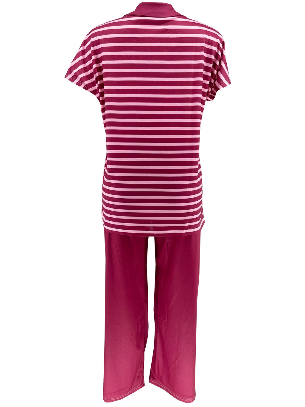 Summer Fashion Two Piece Set Women Solid Color Round Neck Short Sleeve T-shirt Printed Wide Leg Pants Casual Two Piece Set