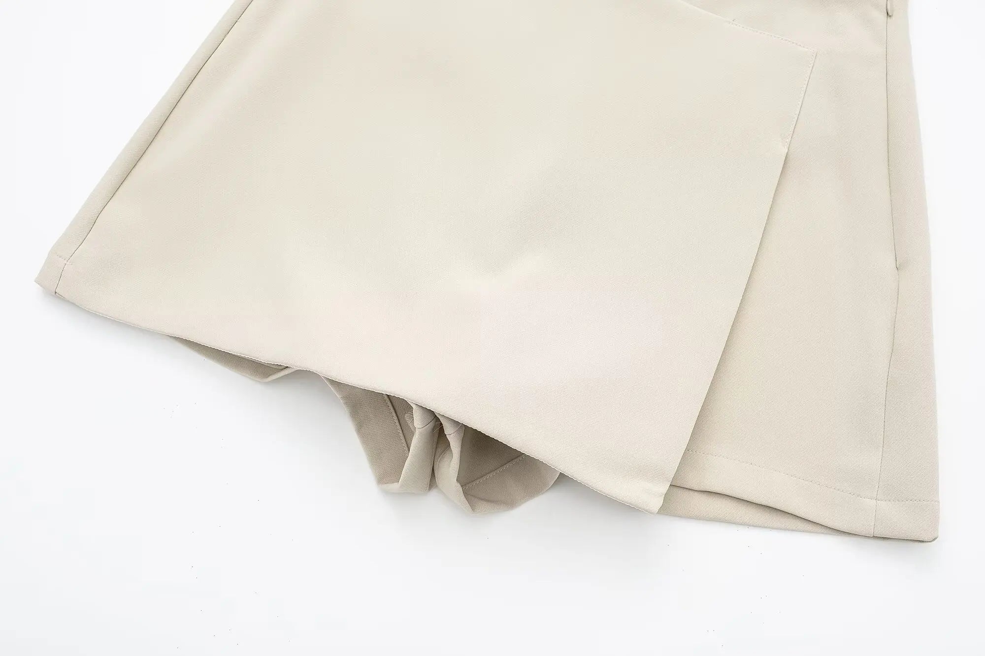 Women's Shorts High waist Micro Casual Skirt Shorts Asymmetric