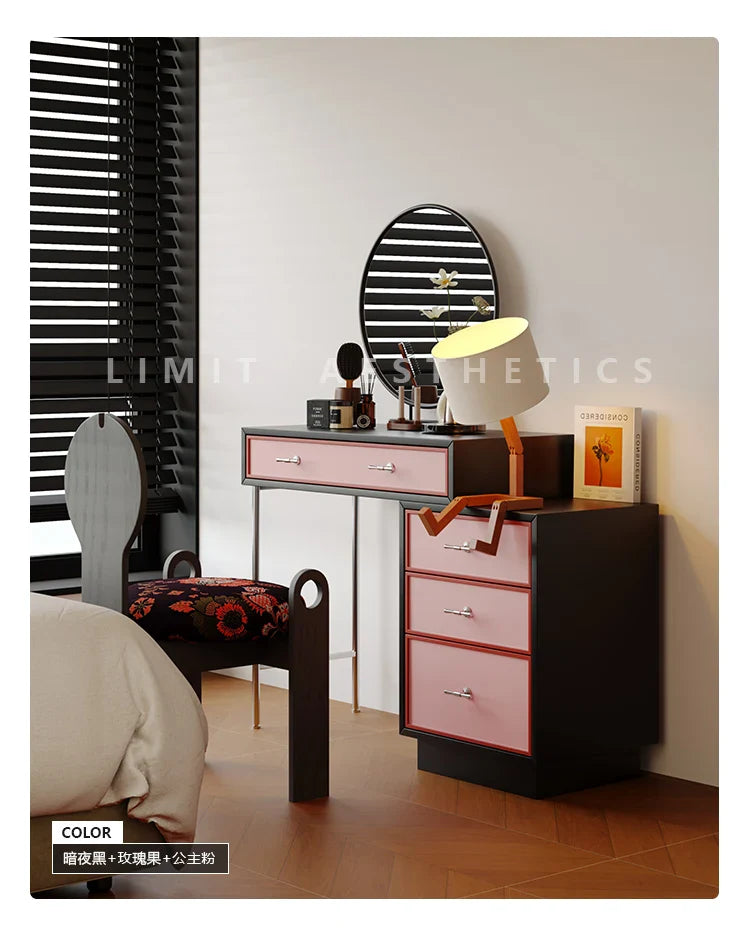 Vanity Bedroom Table Cosmetics Garden Desk Storage Dressing Table Chair Jewelry Living Room Home Furniture