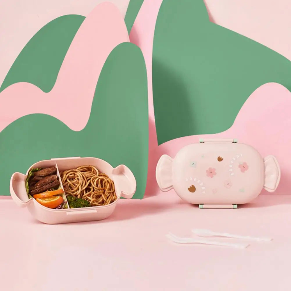 Bento Lunch Box for Kids Kawaii Cartoon Students Sandwich Snack Food Box Fruit Container Portable Picnic Fresh Box