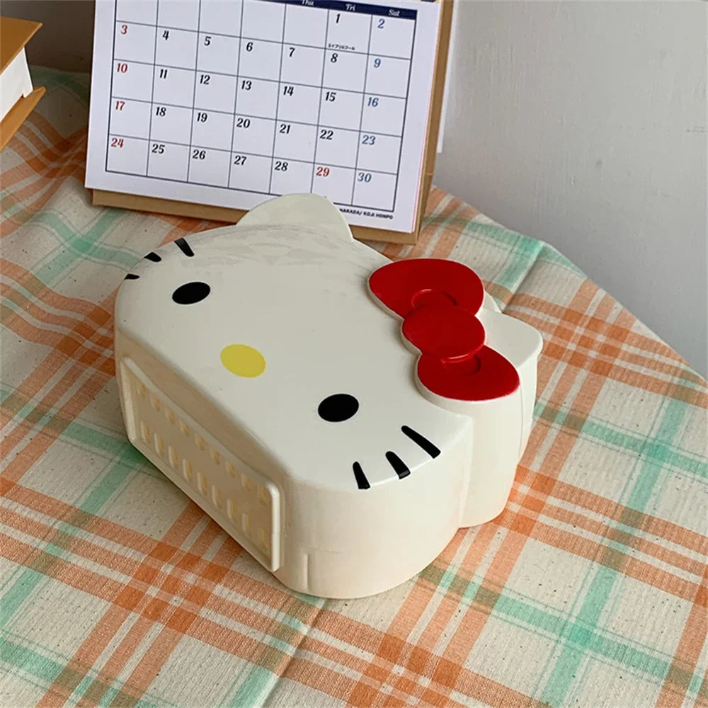 Sanrio Bathroom Shelf Punch-Free Hello Kitty Sink Toothbrush Toothpaste Comb Storage Box