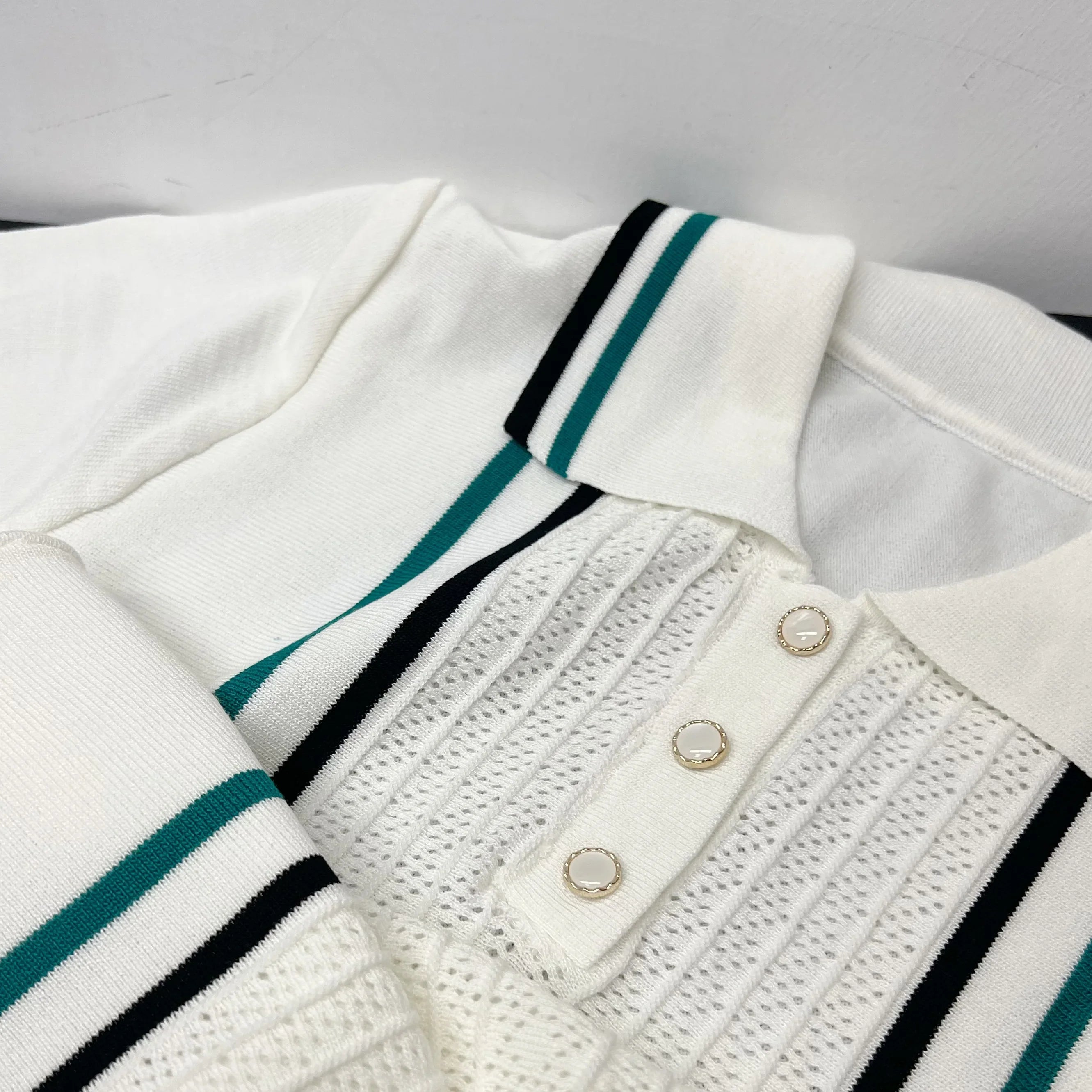 Chic Fashion Sexy Package Hips Knitted Mini Dress - Summer Vintage Turn-down Collar Ruffled Party Dress Streetrwear