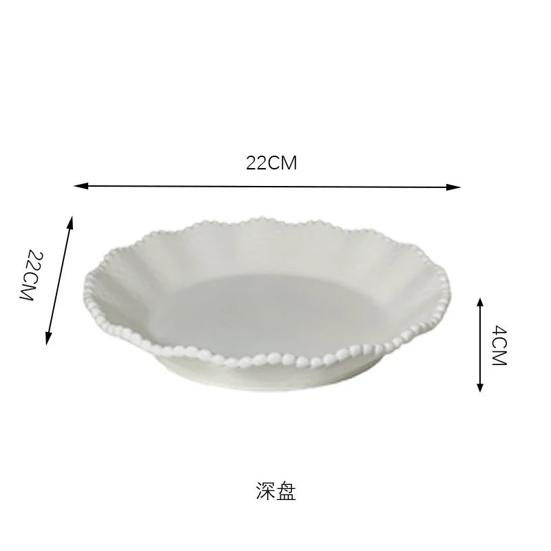 Ceramic Pearl Plate