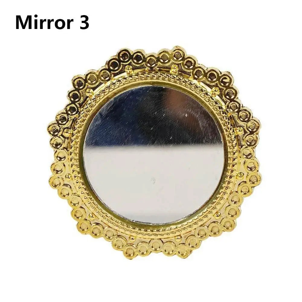 Mini Resin Wall Picture Vintage Framed Photos Miniature Oil Painting Accessories