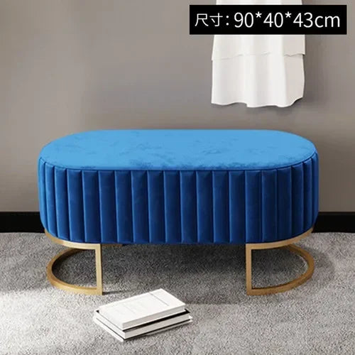 Ottomans Minimalist Shoe Portable Stools Cafe Viila Vanity Stool Home Furniture Portable Stool