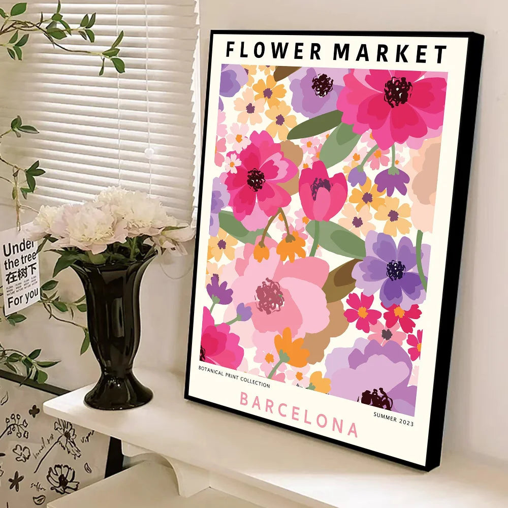 Flower Market Daisy Classic Movie Posters HD Quality Poster Wall Art Painting Study Nordic Home Decor