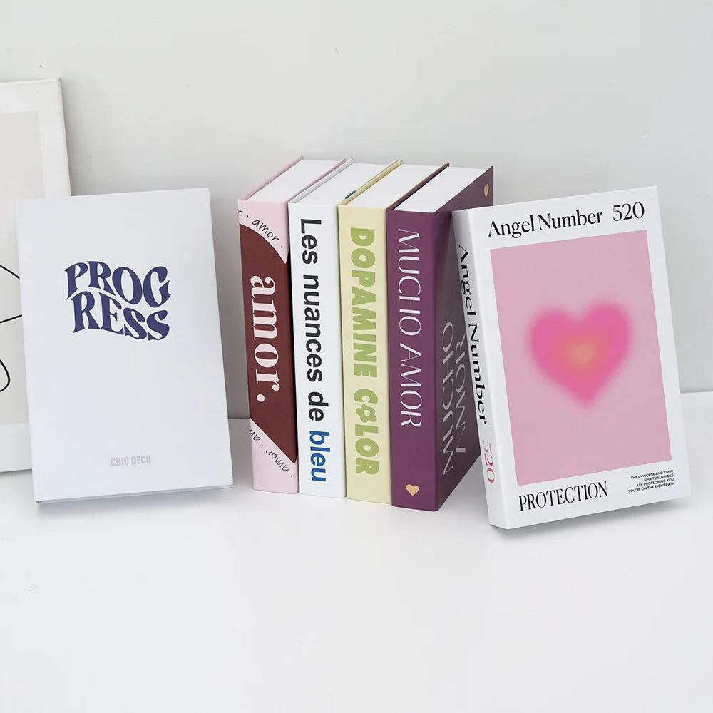 Fashion Series Fake Book Decoration Coffee Table Decoration Living Room Fashion Prop Books Home Decoration Model Room Home Decor
