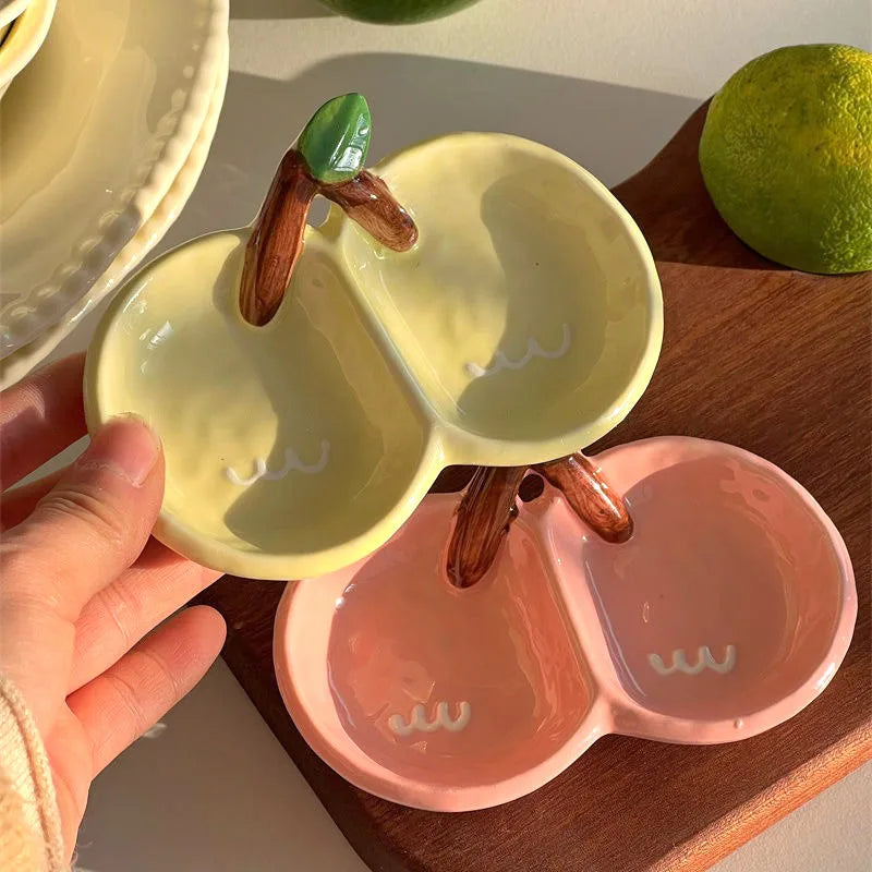 Fruit Double Lattice Plate