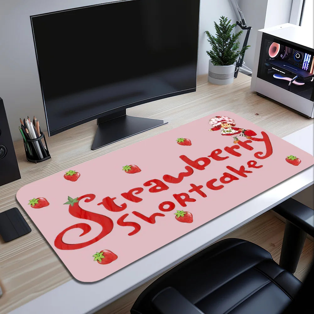 Strawberry Shortcake Mousepads Non-slip Lockedge Office Student Gaming Thickened Large Writing Pad Cartoon Cushion Mouse Pad