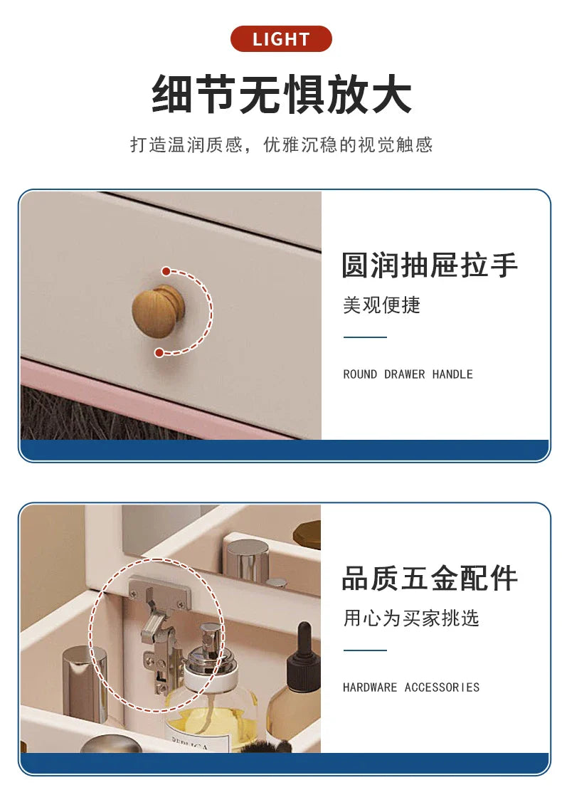 Pink Bedroom Dresser Storage Drawers Led Mirror Bedroom Dressers Wide Modern Nightstand Wardrobe Dresser