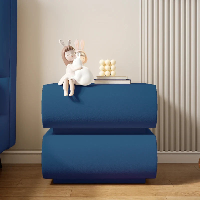 Luxury Modern Night Table Space Saving Minimalist Bedside Table Storage