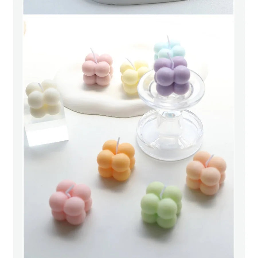 Mini Magic Cube Aromatherapy Candle For Home Decor Creative 1pc