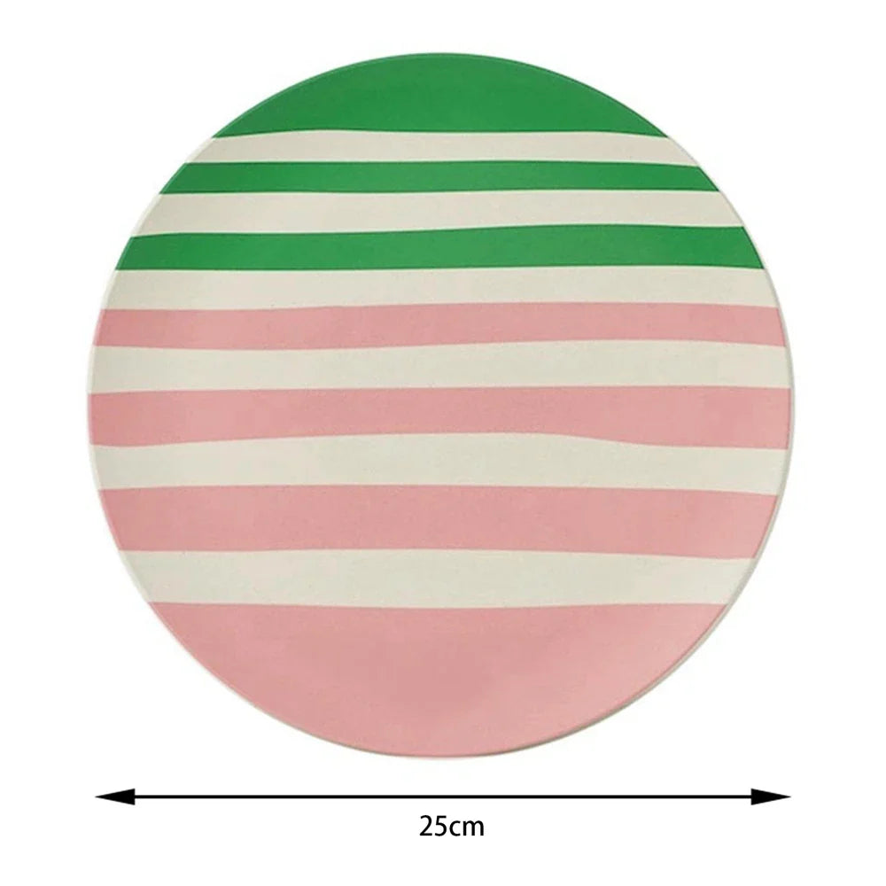 Lightweight Dinner Plate Dinnerware Multi-pattern Dish Tray