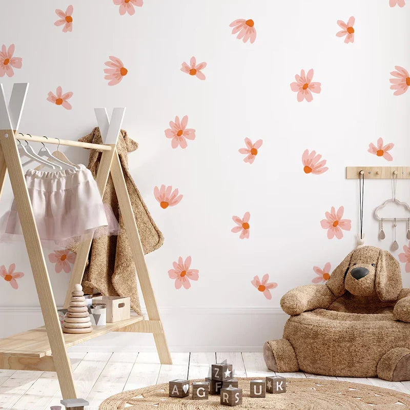 Pink Sakura Wall Stickers for Home Decoration Wall Decals Wall Art Wallpaper