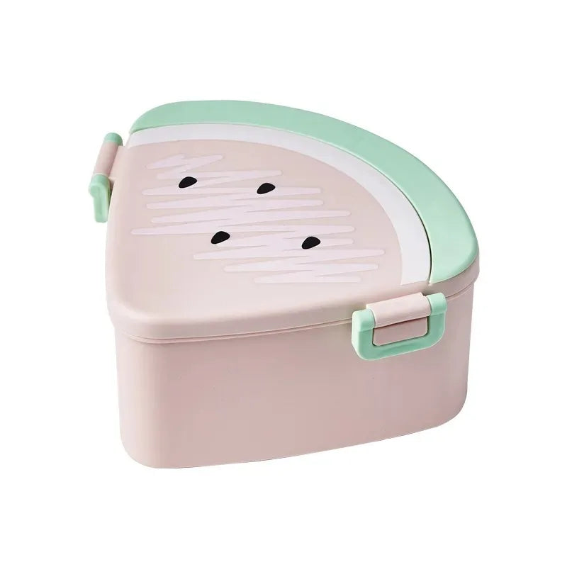 Bento Lunch Box for Kids Kawaii Cartoon Students Sandwich Snack Food Box Fruit Container Portable Picnic Fresh Box