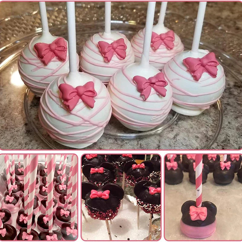 Mini Bows Silicone Fondant Molds Bowknot Candy Chocolate Cake Pop Topper Decorating Tools Kitchen