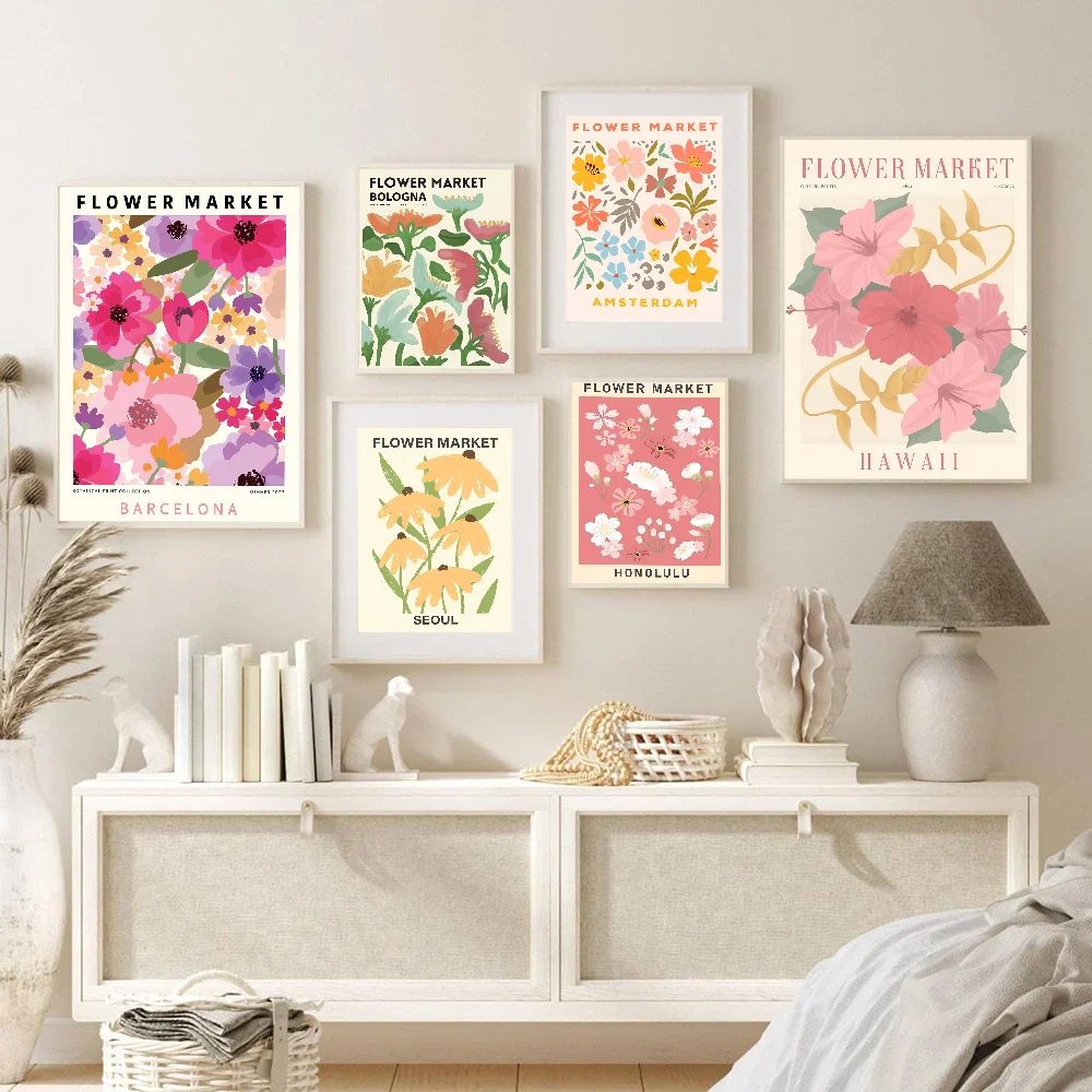 Flower Market Daisy Classic Movie Posters HD Quality Poster Wall Art Painting Study Nordic Home Decor
