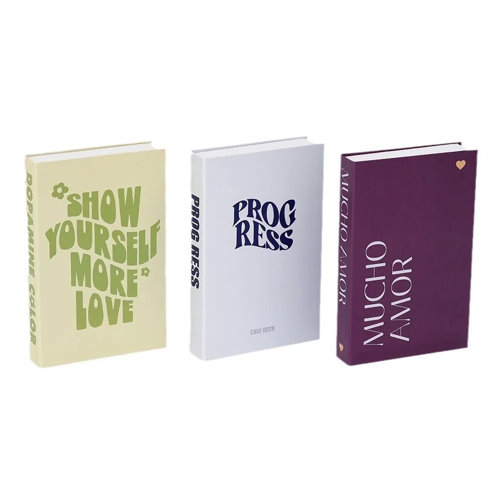 Fashion Series Fake Book Decoration Coffee Table Decoration Living Room Fashion Prop Books Home Decoration Model Room Home Decor