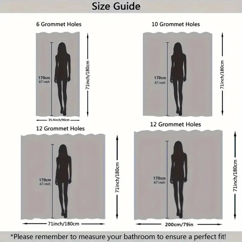 Pretty Pink Floral Bow Printed Shower Curtain with 12 Hooks, Mildew Resistant and Waterproof Bathroom Decoration