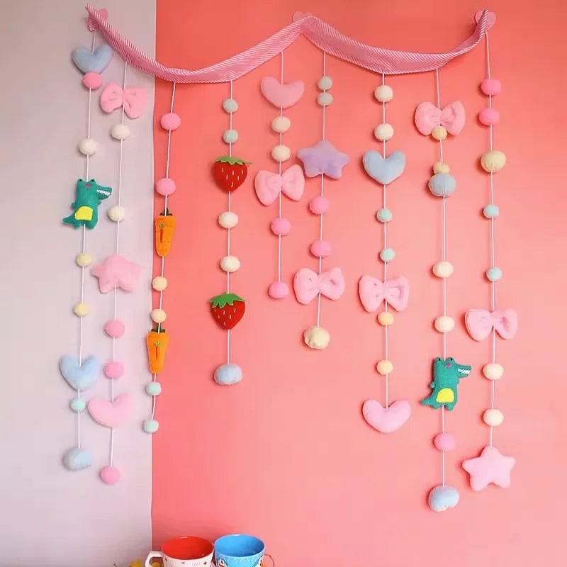 New Sanrio Kawaii Hello Kitty Kuromi My Melody Door Curtain Cute Bathroom Decoration Bedroom Curtain Accessories